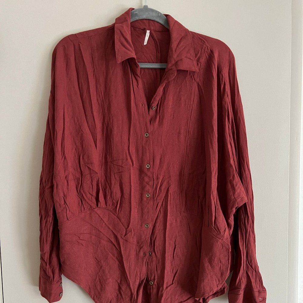 Oversized Long Sleeve Button Down